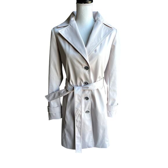 Calvin Klein Jackets & Blazers - NWOT Calvin Klein blush pink belted water resistant trench coat size S